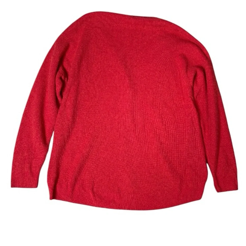 Madewell Asherton Waffle Henley Alpaca Wool Blend Sweater size M NC737